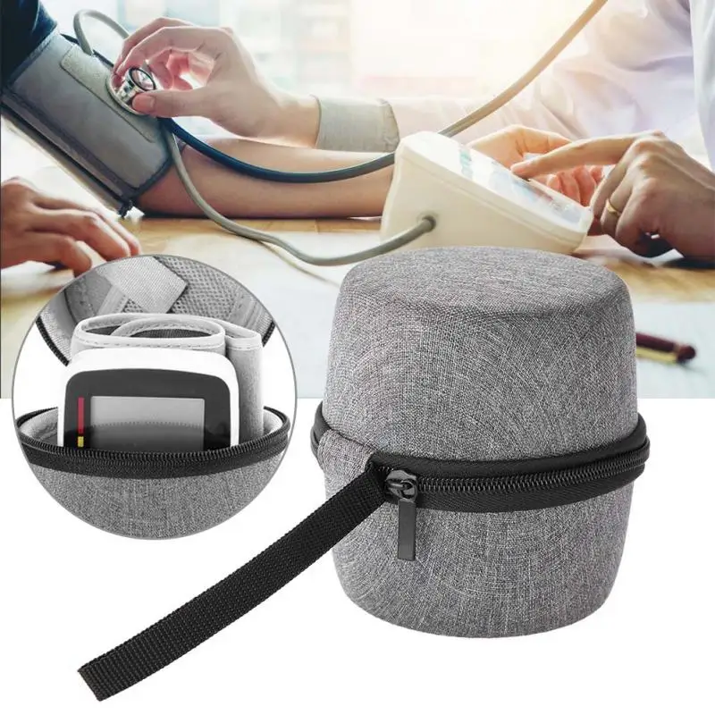 

Arm Blood Pressure Monitor Storage Bag Portable Shockproof Waterproof EVA Carry Hard Case Pouch Medical Organizer For/Omron