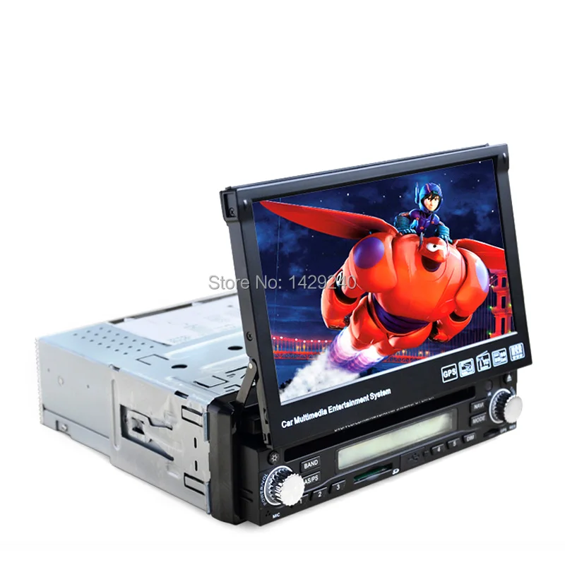 

LEEWA 7"inch 7" HD Touch Screen Car DVD Player Radio GPS Navigator 1 DIN Detachable Car Video Player #CA4809