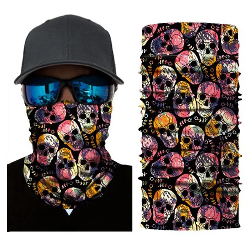 5 pcs/lot 3D Digital Printing Biker Bandanas AC316-AC327 Outdoor Hat Cycling Turban Head Scarf Sports Face Mask |