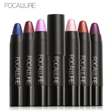 

Focallure Shimmer Glitter Lipstick Nutritious Mineral Pigments Metallic Color Lip Stick Pencils Batom maquiagem Balm chapstick