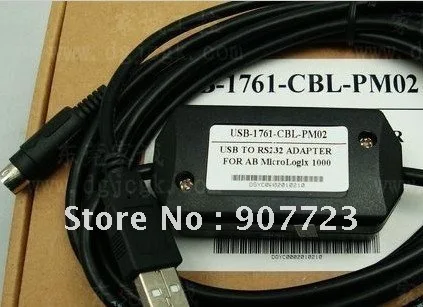 USB-1761-CBL-PM02 for Micrologix 1000 1200 1500 PLC Programming Cable 10FT