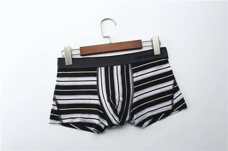 UYEEMU 3Pcs Lot Shorts Boxers Men Underpants Cotton Striped Mens Boxers Breathable Sexy Underwear Brand Male Panties Homme Pull-16