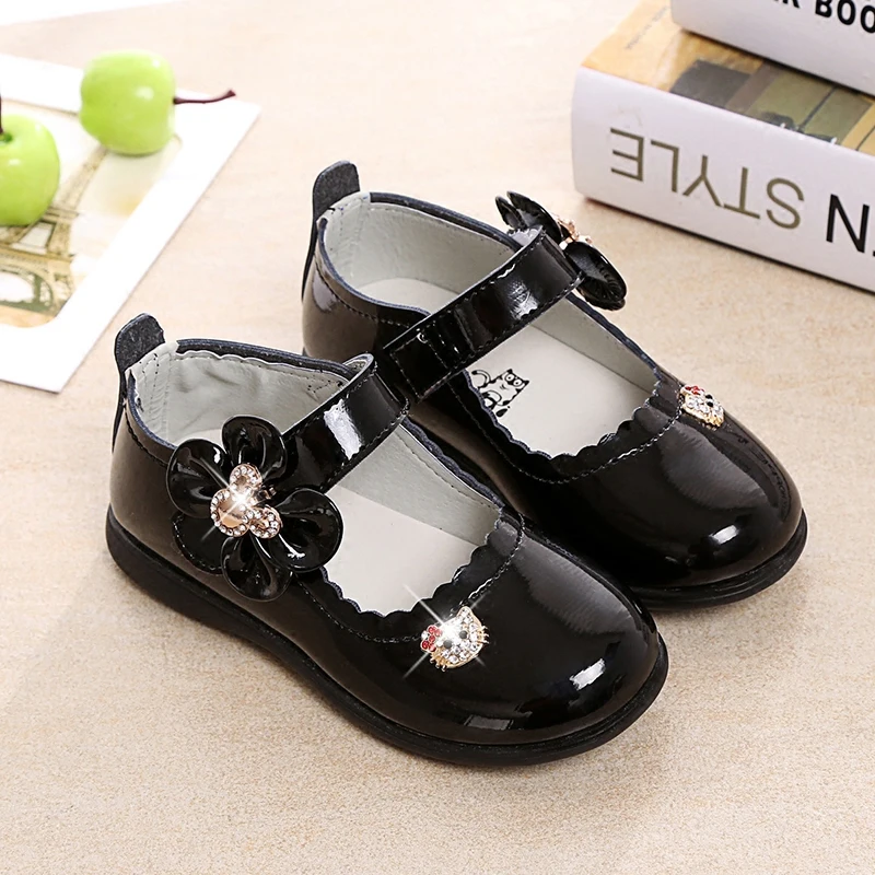 Fashion Autumn Kids Princess Shoes Cute Bow Children Students Flats for Girls