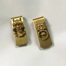 1 шт. Многофункциональный тонкий держатель для ручек держатель для денег держатель для карт латунные мужские аксессуары в качестве индивидуального подарка