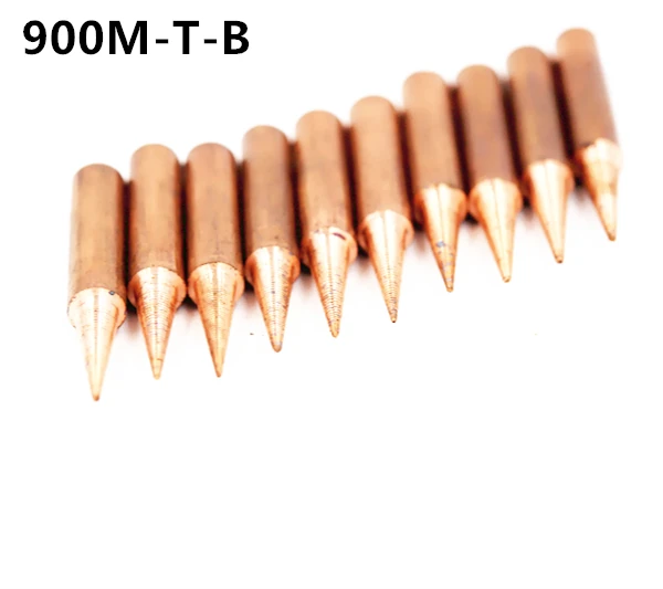 SZBFT 10x 900M-T-B диамагнитный медный наконечник паяльника бессвинцовый наконечник паяльника 933.376.907.913.951, 898D, 852D+ паяльная станция