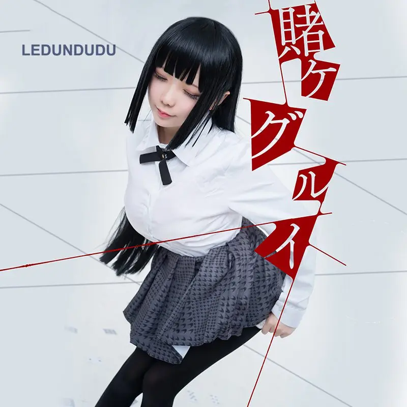 Компульсивное Картежник Kakegurui Saotome Мэри Косплэй Jabami Yumeko школы JK форма Для женщин
