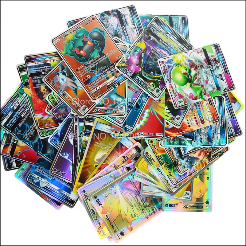 200 шт GX EX MEGA pokemones карты игры битва карт 324 шт торговые карты игры Детские игрушки