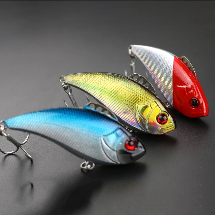1pcs Winter Fishing Lures Hard Bait 8.5g 13g 19g VIB With Lead Inside Lead Fish Ice Sea FishingTackle Swivel Jig Wobbler Lure