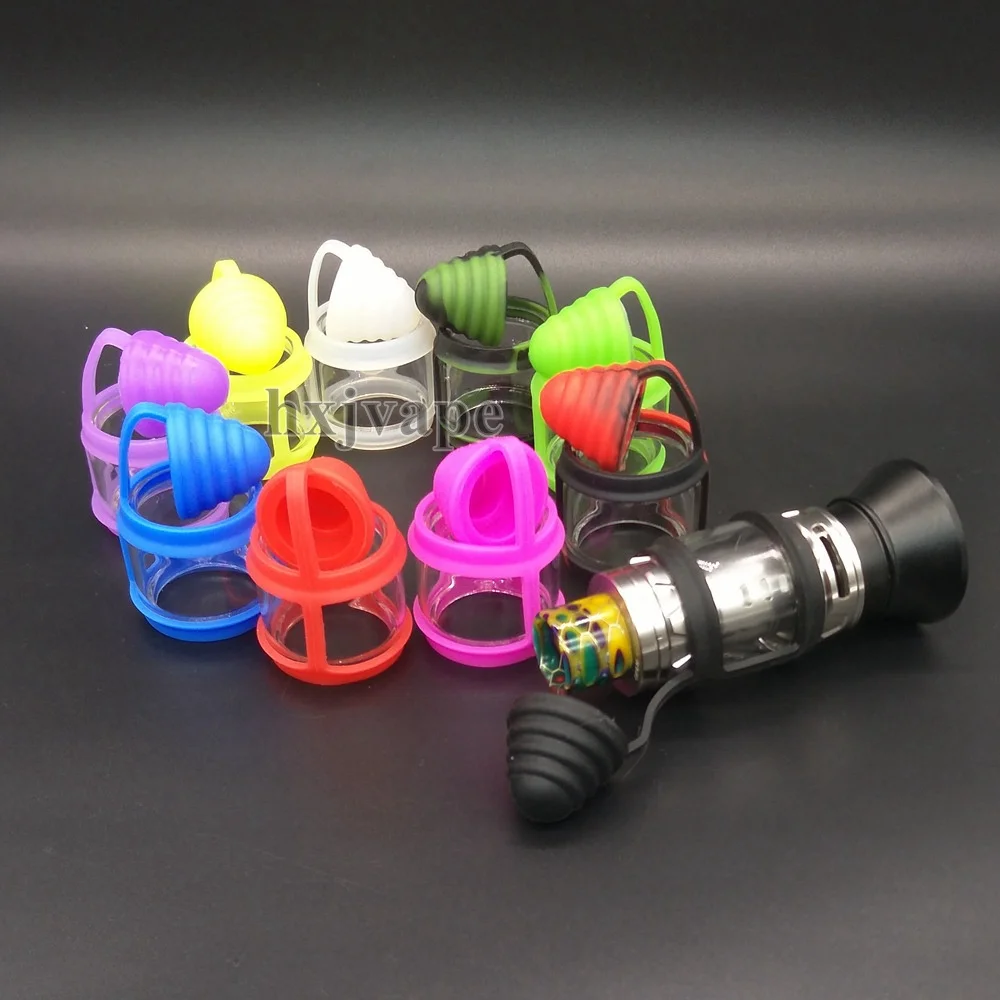 

Silicone Case Vape For 22mm~25mm Tank RTA Atomizer Bubble Glass Tube Fatboy Bulb Protective Sleeve Casing Wrap Skin Cover