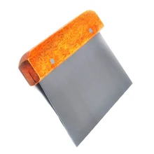 15*11 см нержавеющая сталь красный деревянный скребок для теста пицца выпечка блинная мука скребок мука резцы шпателя кухонные аксессуары