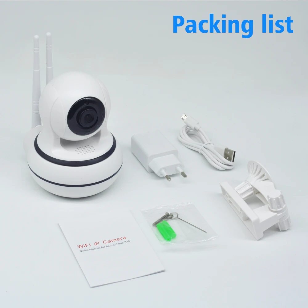 H.265 2MP Pan Tilt Wireless PT CCTV Camera Indoor 10M IR 1080P High Resolution Two Way Audio Wifi IR Camera for Home Security 4
