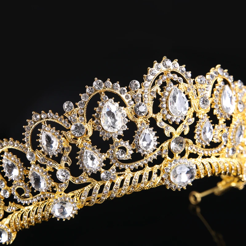 FORSEVEN-Luxurious-Crystal-Vintage-Peacock-Bridal-Hair-Accessories-For-Wedding-Quinceanera-Tiara-Crown-Pageant-Diamante-Tiara (4)