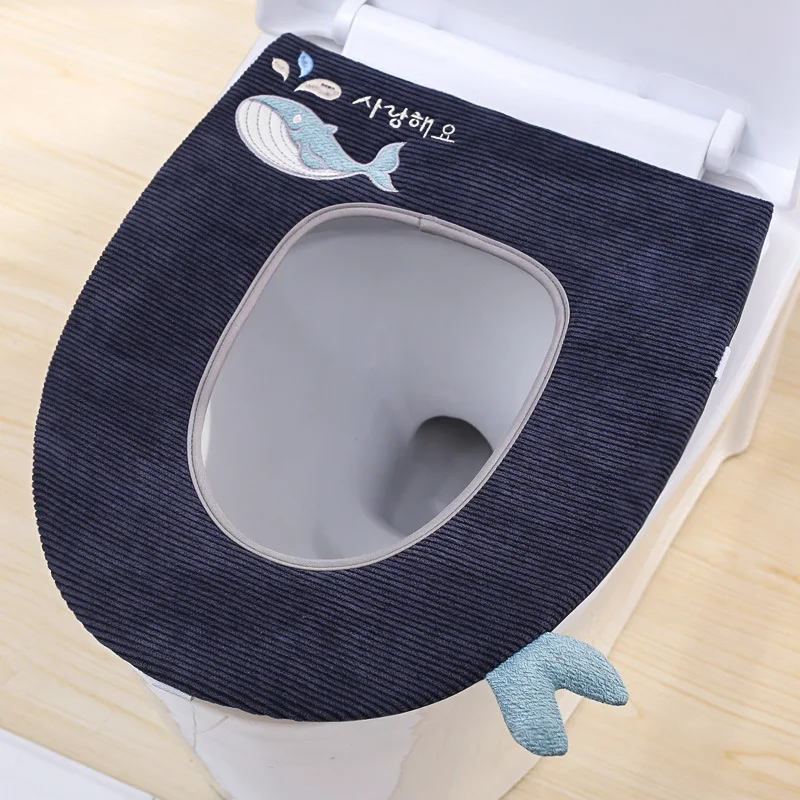 Universal toilet seat washer summer thin section cute waterproof toilet