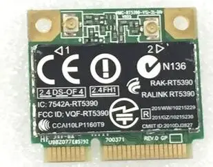 Ralink RT5390 Половина мини PCI-e Wlan Беспроводная карта SPS: 630703-001/670691-001для hp CQ56 57 62 G4 G5 G7 4230S 4330S 4530S 4730S