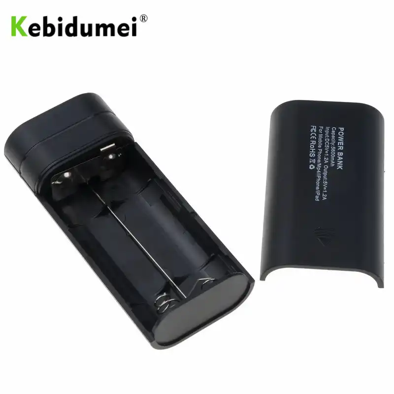 Kebidumei 2X 18650 &quotсделай сам&quot коробка USB портативное зарядное устройство батарея