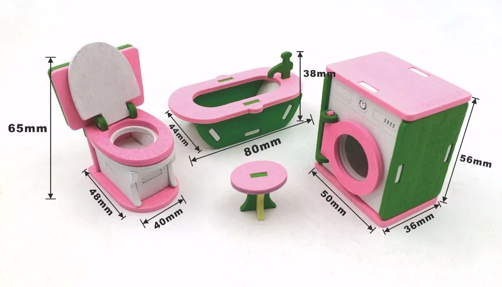 T01-X583 جديد الأطفال هدية لعبة أطفال خشبية أثاث بيت الدمية مجموعة diy ألعاب تعليمية الحمام مع غسالة 1 مجموعة T01-X583 جديد الأطفال هدية لعبة أطفال خشبية أثاث بيت الدمية مجموعة diy ألعاب تعليمية الحمام مع غسالة 1 مجموعة