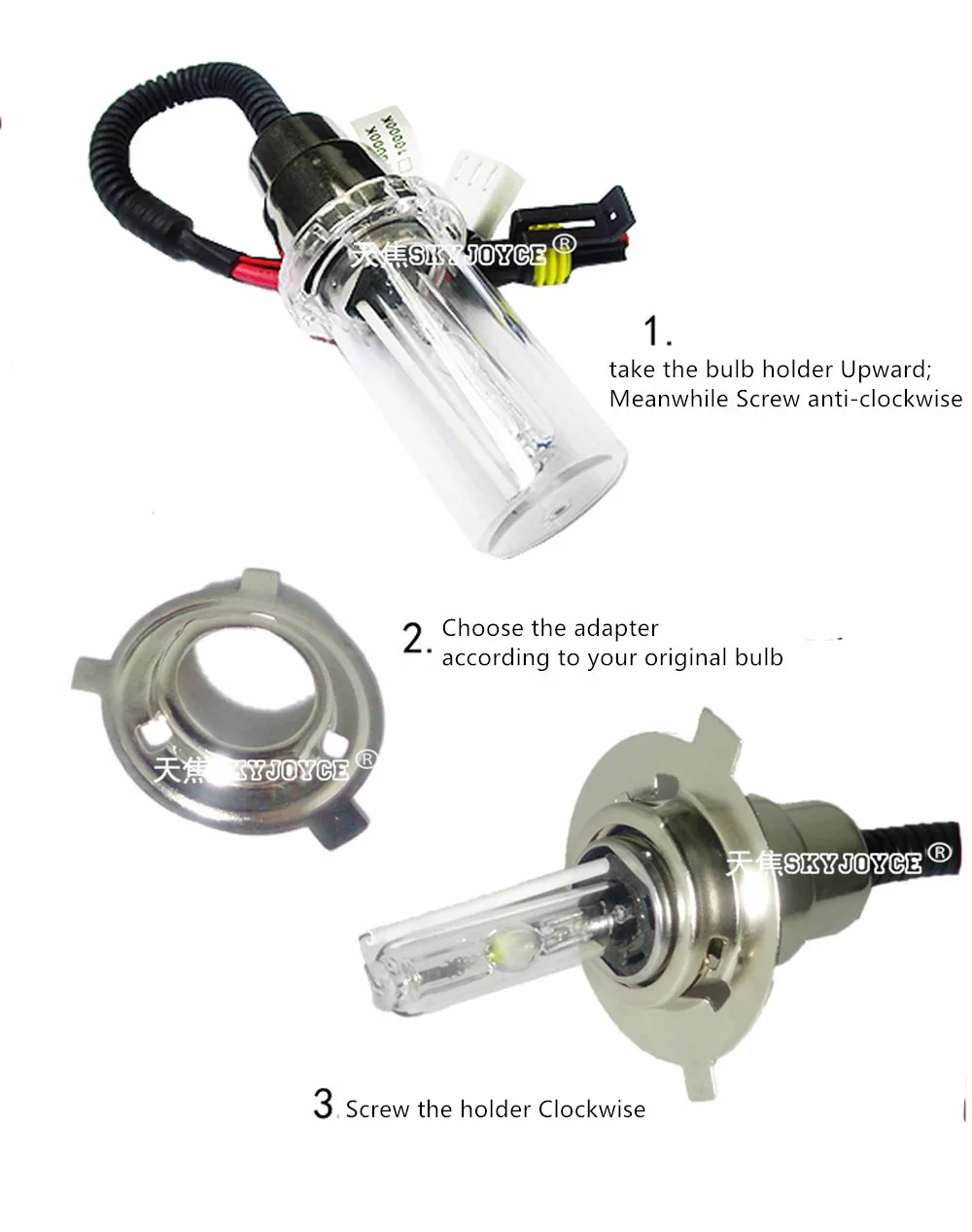 DC12V H6 hid xenon headlight BA20D Scooter headlight H4 motorcycle H6 bixenon brighter than H6M led 4300K 5000K 6000K 8000K (4)