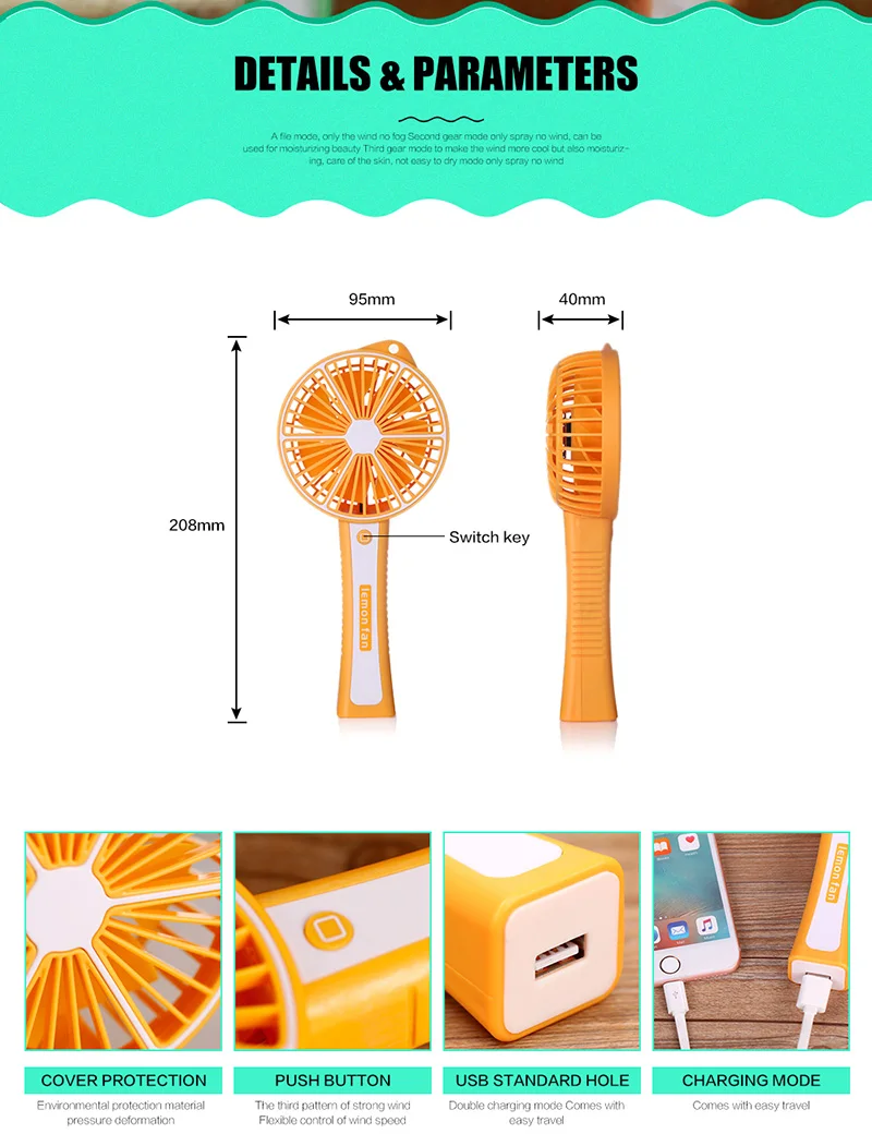 mini fan portable