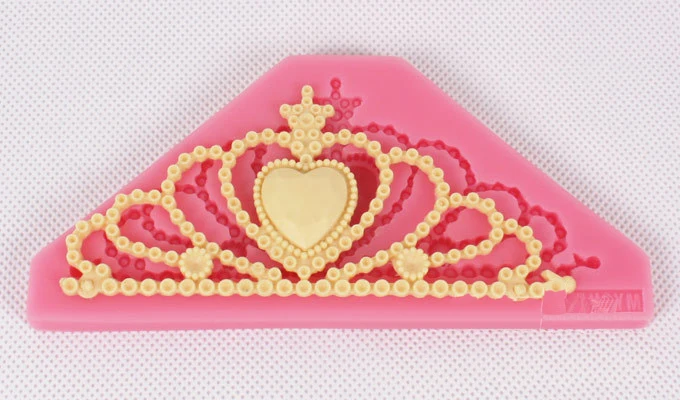

Luyou Queen Crown 3D Flower Mold Fondant Cake Decorating Tools, DIY Silicone Chocolate Mold, Cooking Tools Fondant Tools FM413