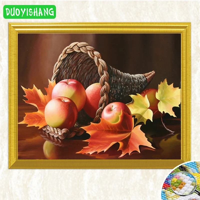 DUOYISHANG 5D DIY Diamond Painting Fruits Basket Full Square Diamond