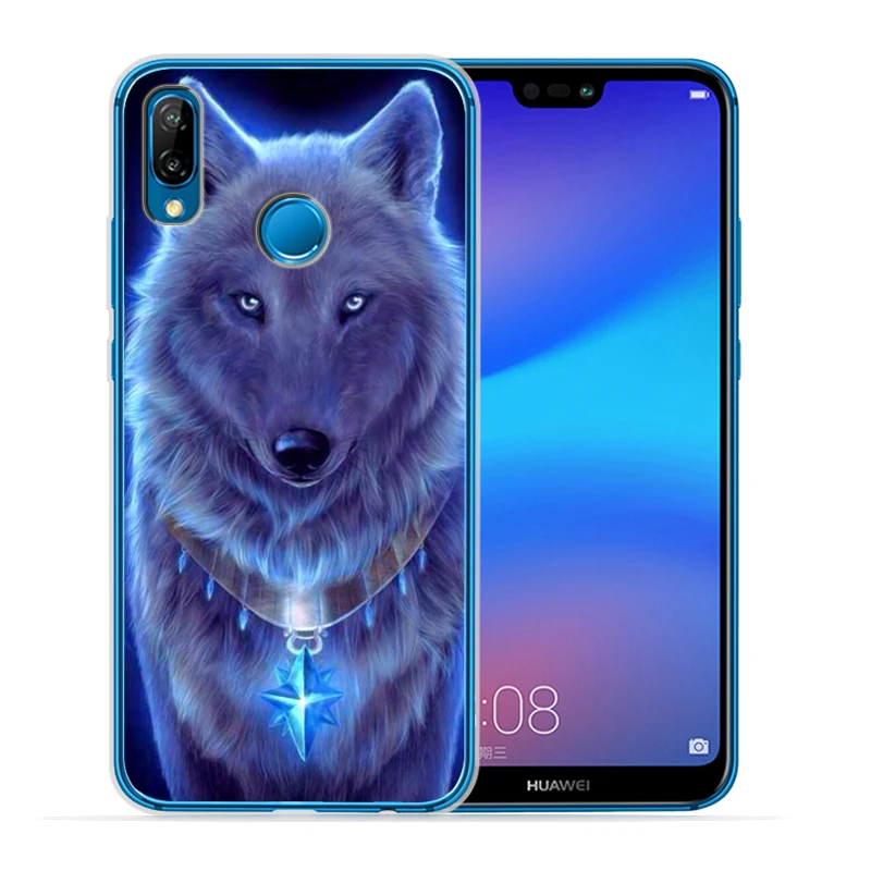 Властный волк для huawei P30 P20 Lite Pro P10 Lite P8Lite P9Lite P Smart mate 9 10 20 Lite Pro Мягкий бампер чехол для телефона - Цвет: 02