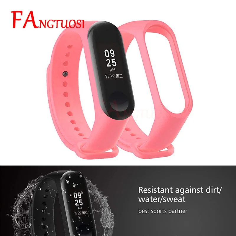 FANGTUOSI для Xiaomi Mi Band 3 силиконовый ремешок на запястье для xiaomi mi band 3 Аксессуары для часов браслет Miband 3 ремешок FANGTUOSI для Xiaomi Mi Band 3 силиконовый ремешок на запястье для xiaomi mi band 3 Аксессуары для часов браслет Miband 3 ремешок