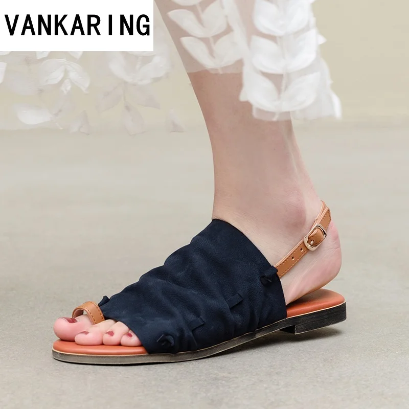

black blue brown shoes new fashion rome summer shoes flat sandals dress casual shoes platform mules genuine leather flip-flops
