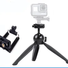 Yunteng 238 настольный мини-штатив для фотоаппарата с зажимом для DSLR Gopro Hero4/3+/3 SJCAM экшн-камеры
