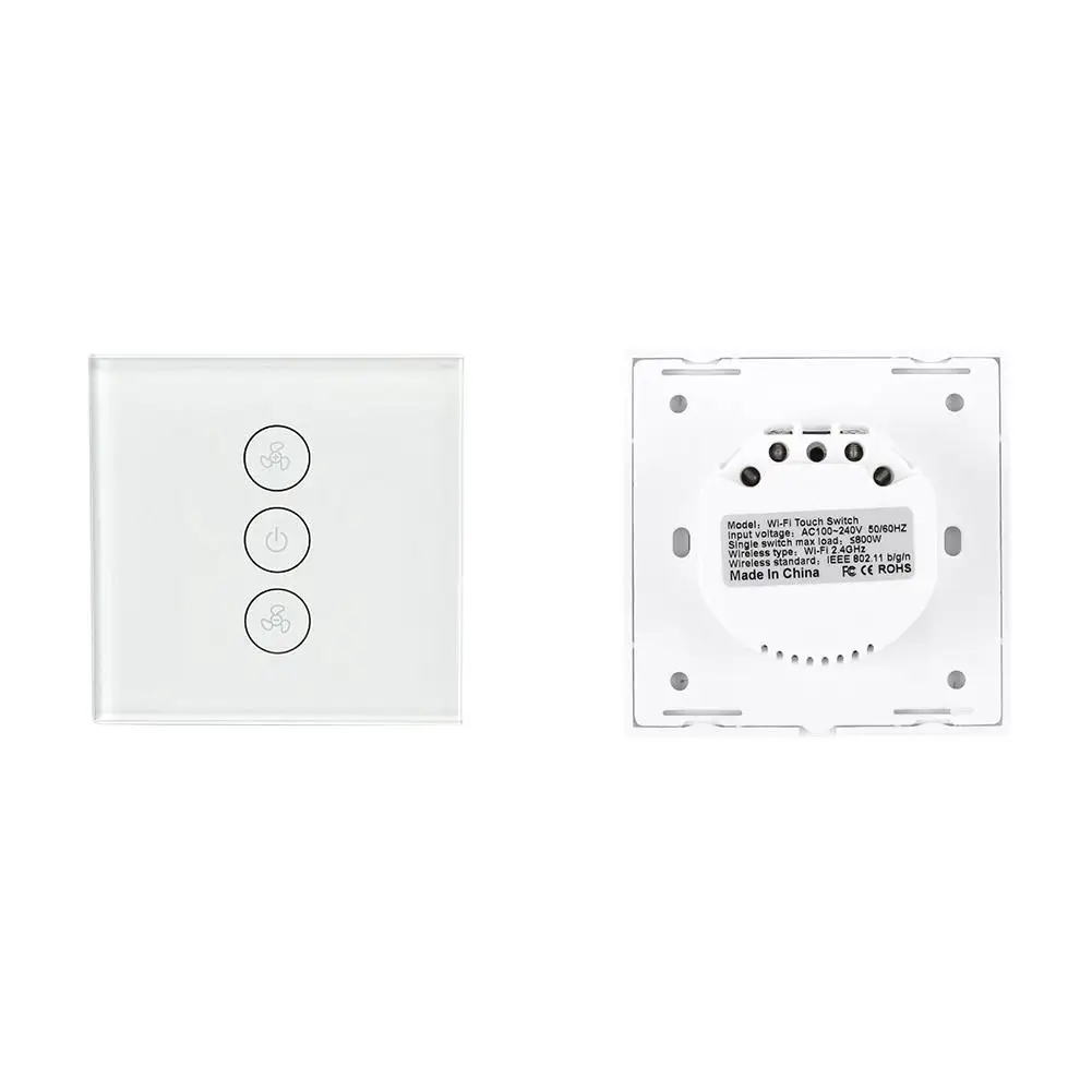 

New Adjustable Controller Touch Fan Wall Switch Fan Speed Controller