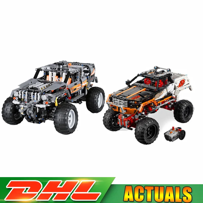 

Lepin 20014 +20030 Compatible LegoINGlys 8297 9398 Technic Four-Wheel Drive Off-road Vehicles Building Blocks DIY Toys Gifts