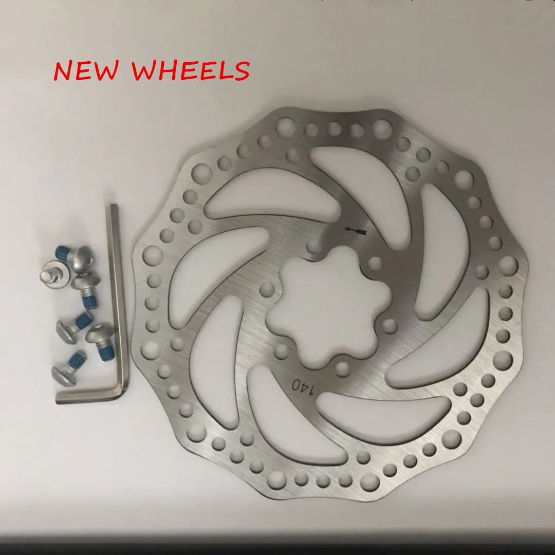 

Du altron dual drive Electric scooter Part accessories 140mm brake disc Universal With mounting screws and hex wrench