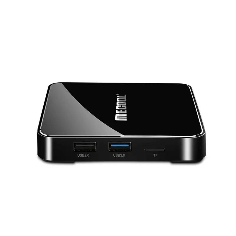 Mecool Km3 Android 9.0 Tv Box Amlogic S905X2 Quad Core 4G Ddr4 64G Rom 2.4G/5G Wifi Bluetooth 4K Atv Smart Set Top Box Voice C