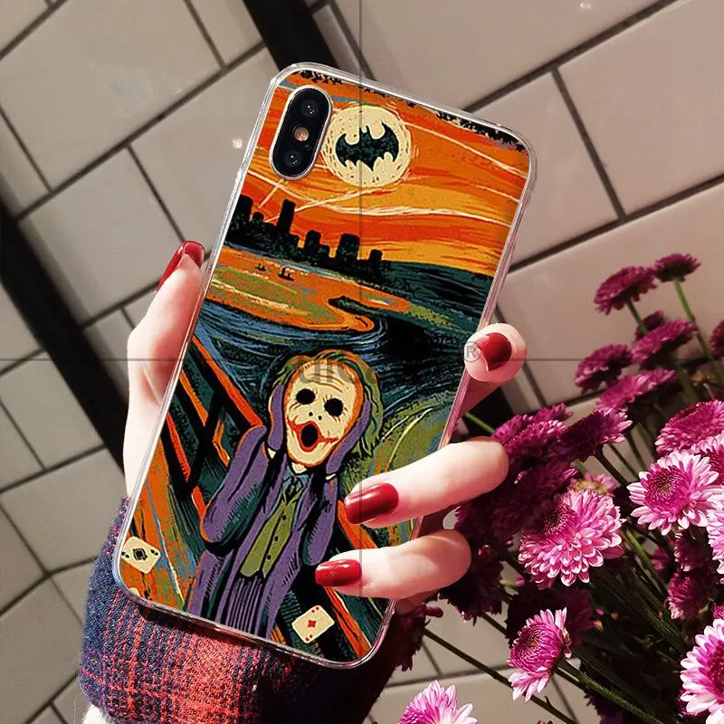 Чехол для мобильного телефона Ruicaica cram by Munch с забавным рисунком кота Apple iPhone 8 7 6 S