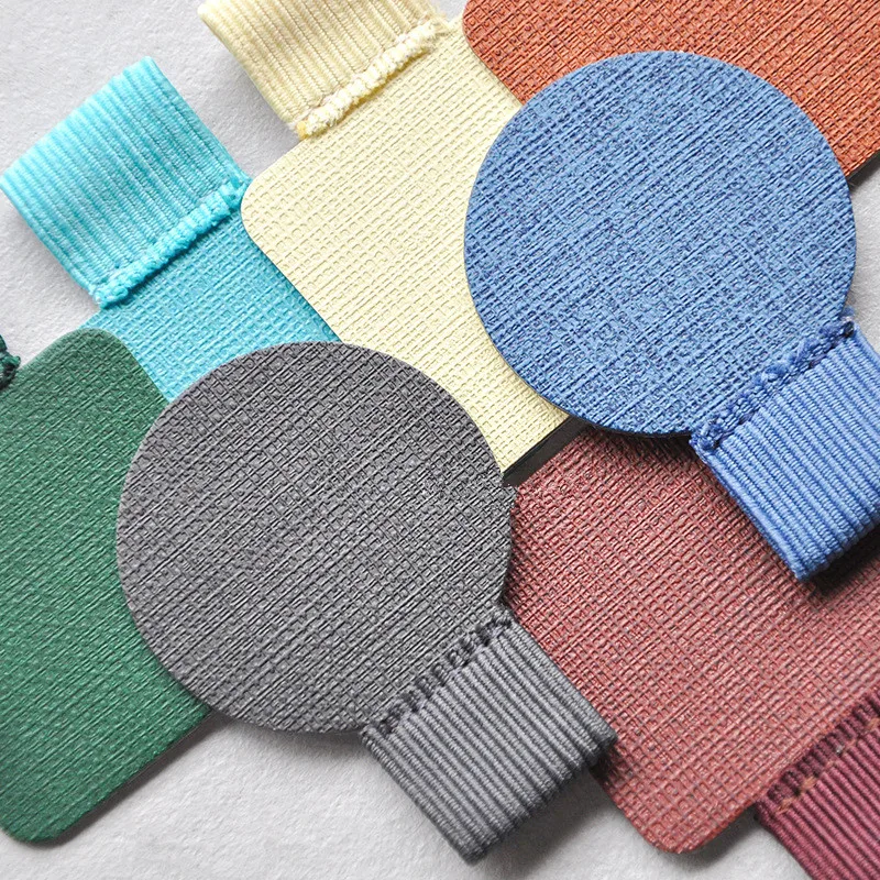 

1pc New Self-Adhesive Pen holder sticky pen clamp elastic strap simple loop pen clip PU leather forfilofax Planner notebook