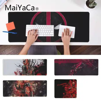 

MaiYaCa Custom Skin Marvel Deadpool Customized MousePads Computer Laptop Anime Mouse Mat Laptop Gaming Lockedge Mice Mousepad