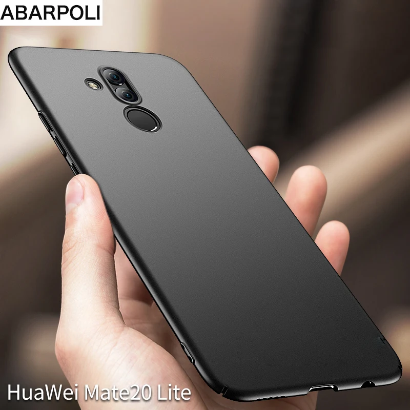 Жесткий чехол для Huawei Mate 20 Lite 6 3 дюйма жесткая матовая задняя крышка тонкий Бампер