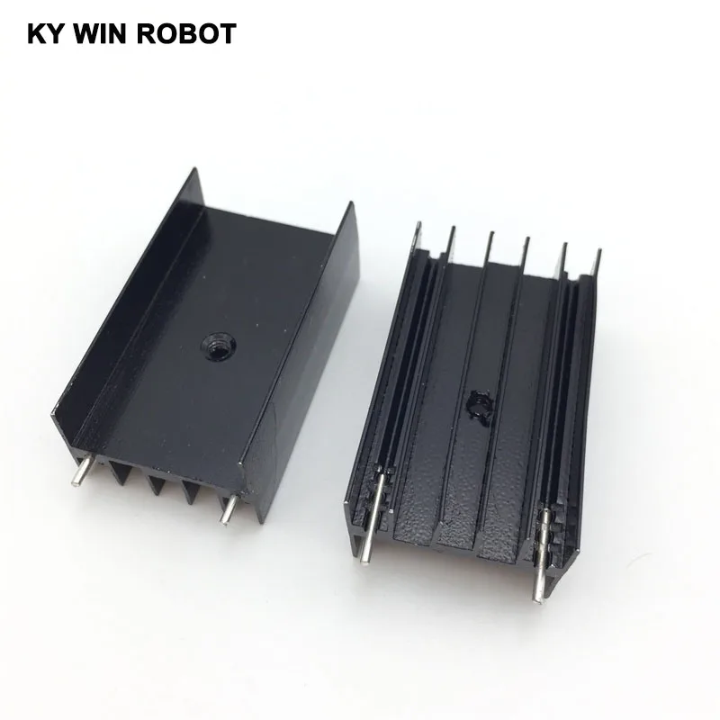 2 шт. алюминиевые радиаторы для охлаждения 23 х16х40 мм|transistor cooler|heat sink to220heatsink to 220 |