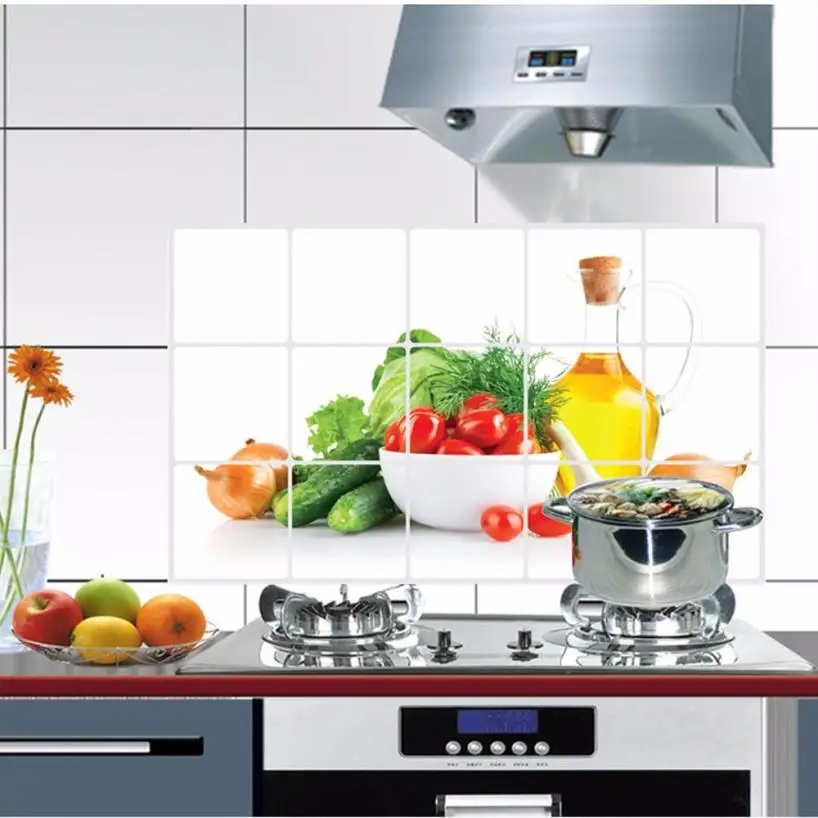 Buy Kitchen Oilproof Removable Wall Stickers Art Decor