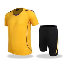 High Quality breathable sports suit set polyester training jersey tracksuit plus size basketball clothing set for man