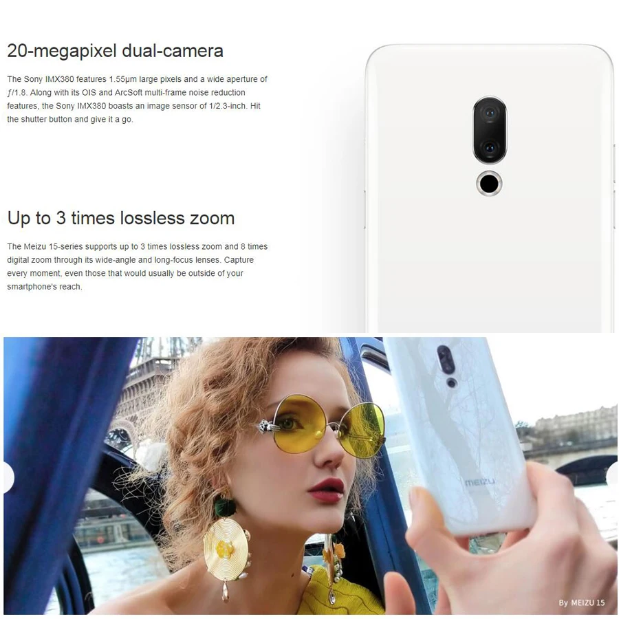 Абсолютно Новый Meizu 15 4G LTE мобильный телефон 5 46 &quot4 ГБ ОЗУ 64/128 Восьмиядерный Snapdragon