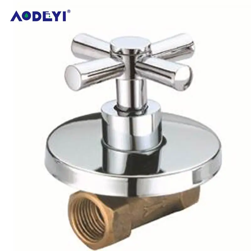 Günstige AODEYI Messing Bad Dusche Ventil Einzigen Handgriff Nur Kalt Oder Heißer Nicht Mixer Ventil Chrom Für Bad Zubehör Werkzeug