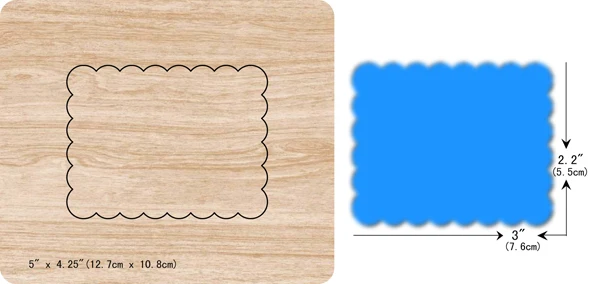 

New Card, tag wooden dies cutting dies for scrapbooking Multiple sizes V-4288