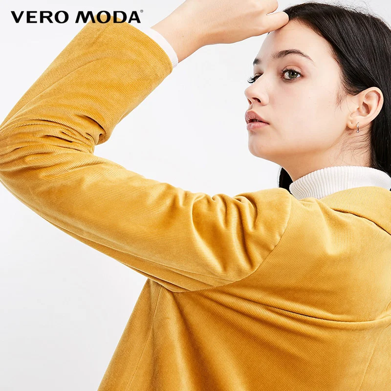 Vero Moda лацкан воротник с длинным рукавом Свободное пальто куртки | 318408504