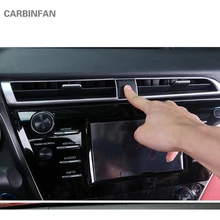 Подходит для Toyota Camry автомобильные аксессуары Автомобильный Стайлинг ABS хром автомобильный вентиляционный чехол отделка клеящаяся рамка для декорации C685