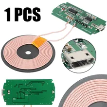 Mew Qi DIY модуль беспроводного зарядного устройства передатчик PCBA печатная плата с DIY катушка зарядки 5 Вт Qi стандарт беспроводной зарядки