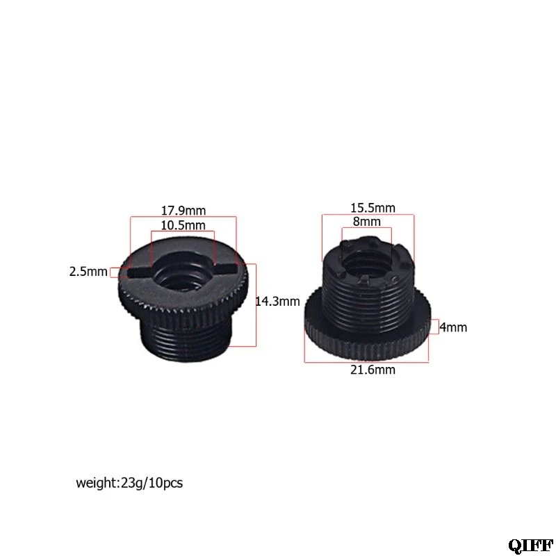 Прямая поставка Micphone Stand Adapter 5/8-Inch Male to 3/8-Inch Female Mic винт пластик 10 шт. May31