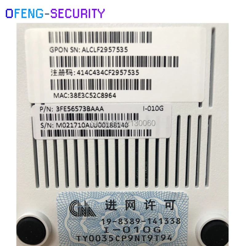 Alcatel lucent Bell I-010G GPON ONU ONT с 1 GE ethernet портом, SC/UPC входом, английская версия