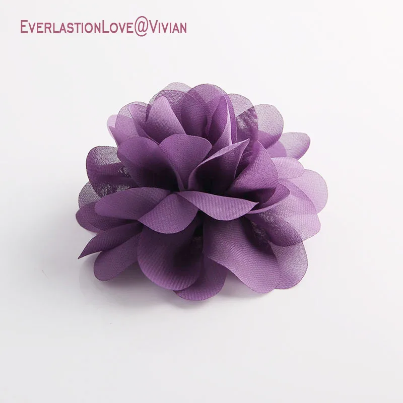 

ELLV Fashion Women Pin Vintage Handmade chiffon Fabric Brooches Jewelry Badge Rose Flowers Brooch Pins for hair Decoration 2019