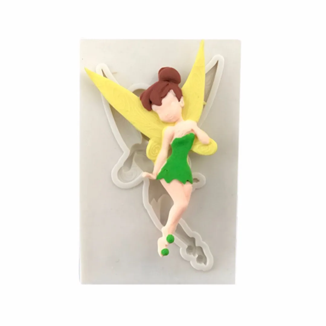 3D Fairy Figure Mould Silicone Fondant Cake Sugarcraft Chocolate Decor Mould Newest