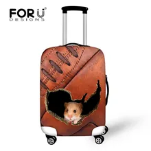 Thick Elastic Luggage Protective Cover With Ziper For 18 20 22 24 26 28 30 inch Trunk Case Waterproof Travel Suitcase Cover